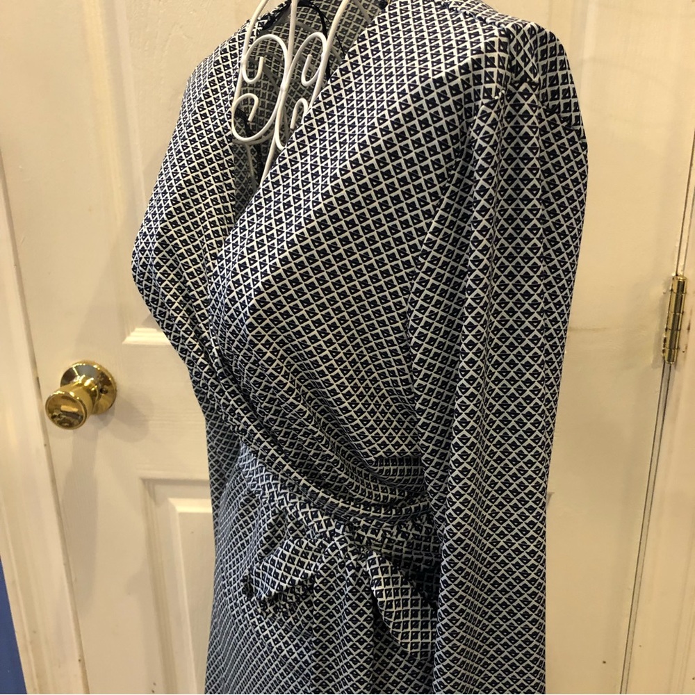 C Wonder Blue Wrap Dress - Picture 4 of 4